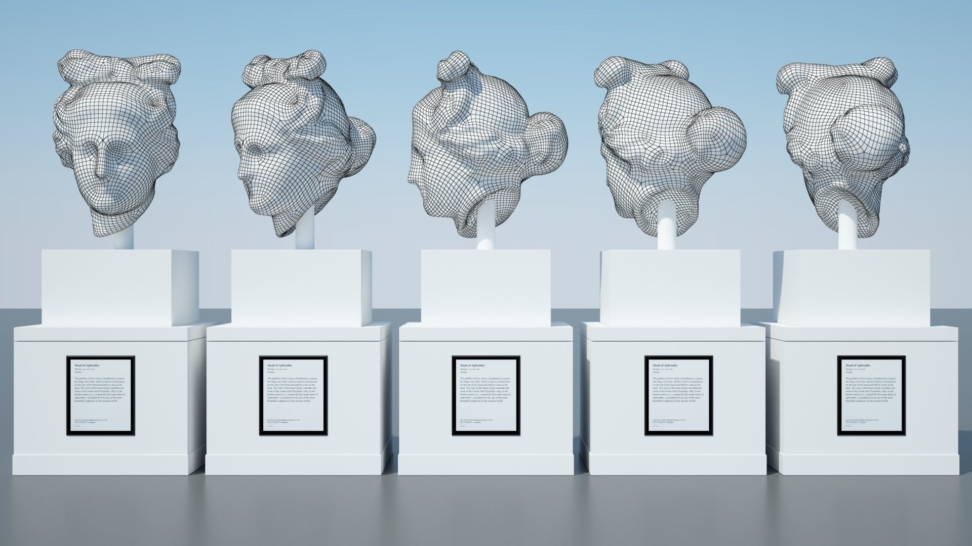 Head of Aphrodite 3D model_6