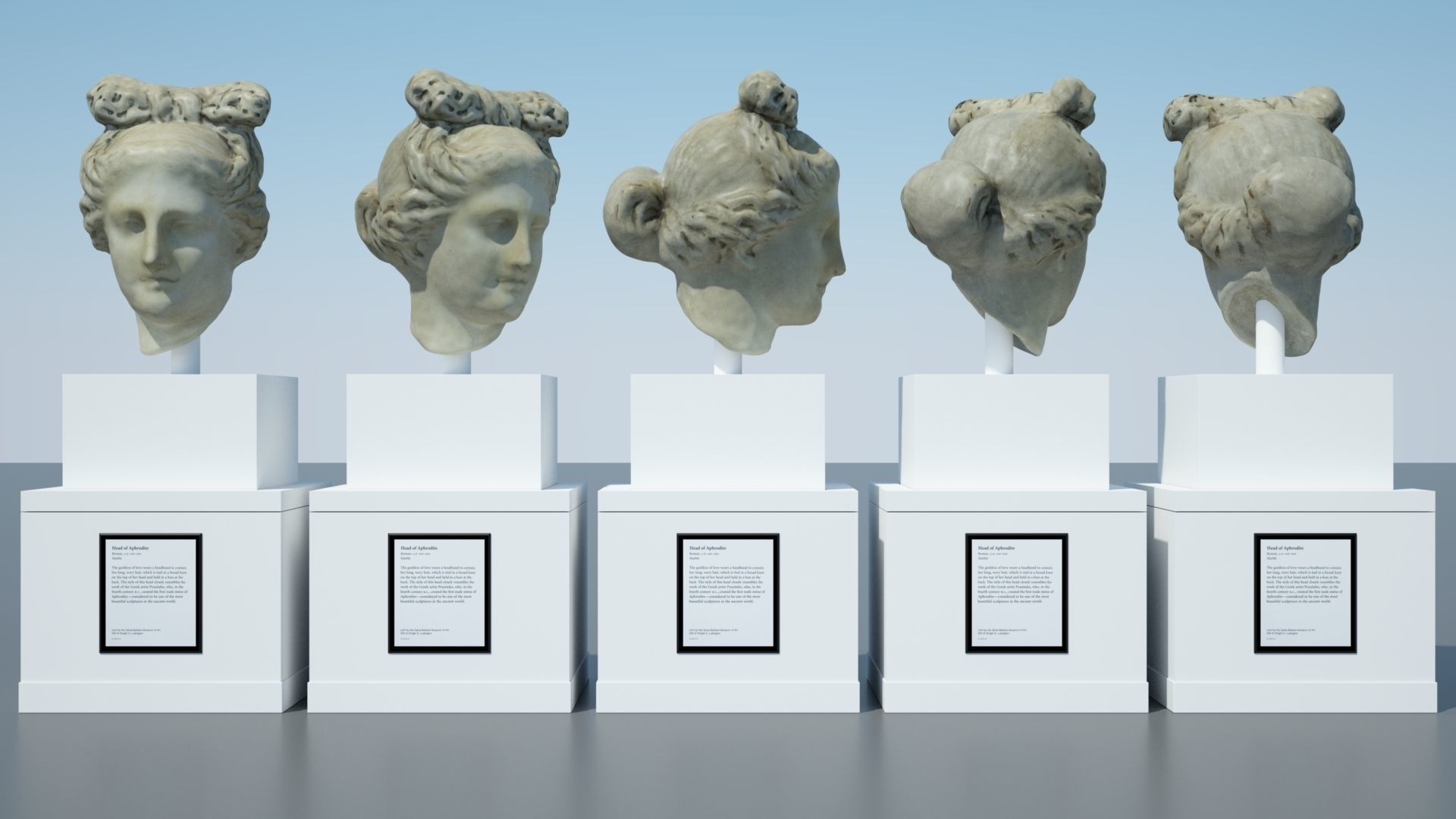 Head of Aphrodite 3D model_3