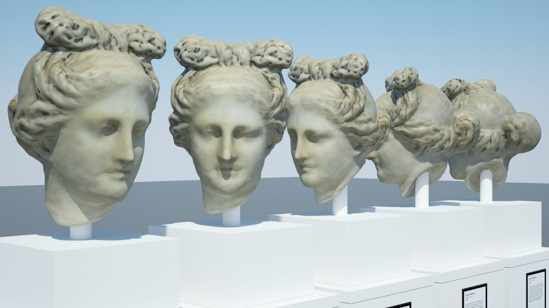 Head of Aphrodite 3D model_7