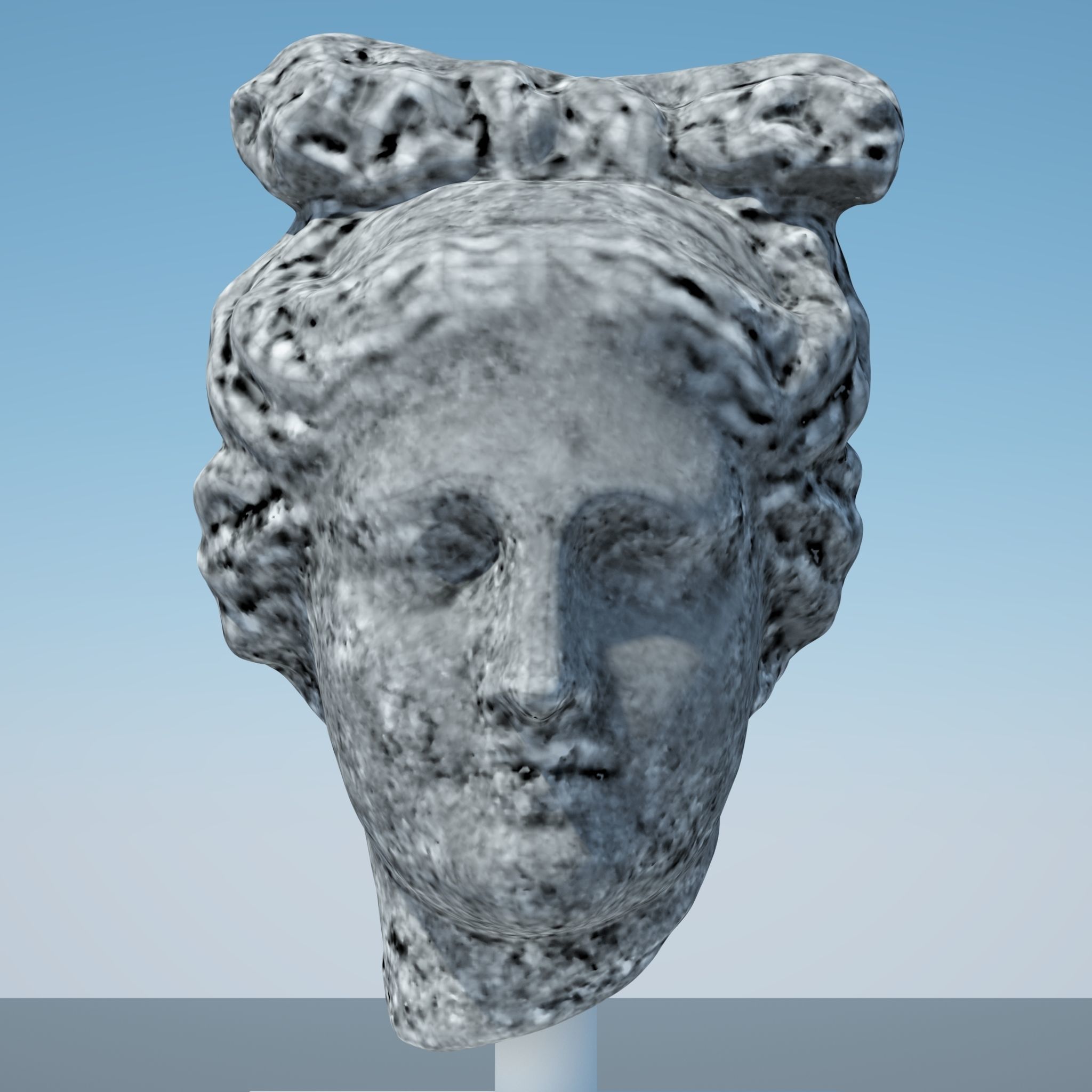 Head of Aphrodite 3D model_14