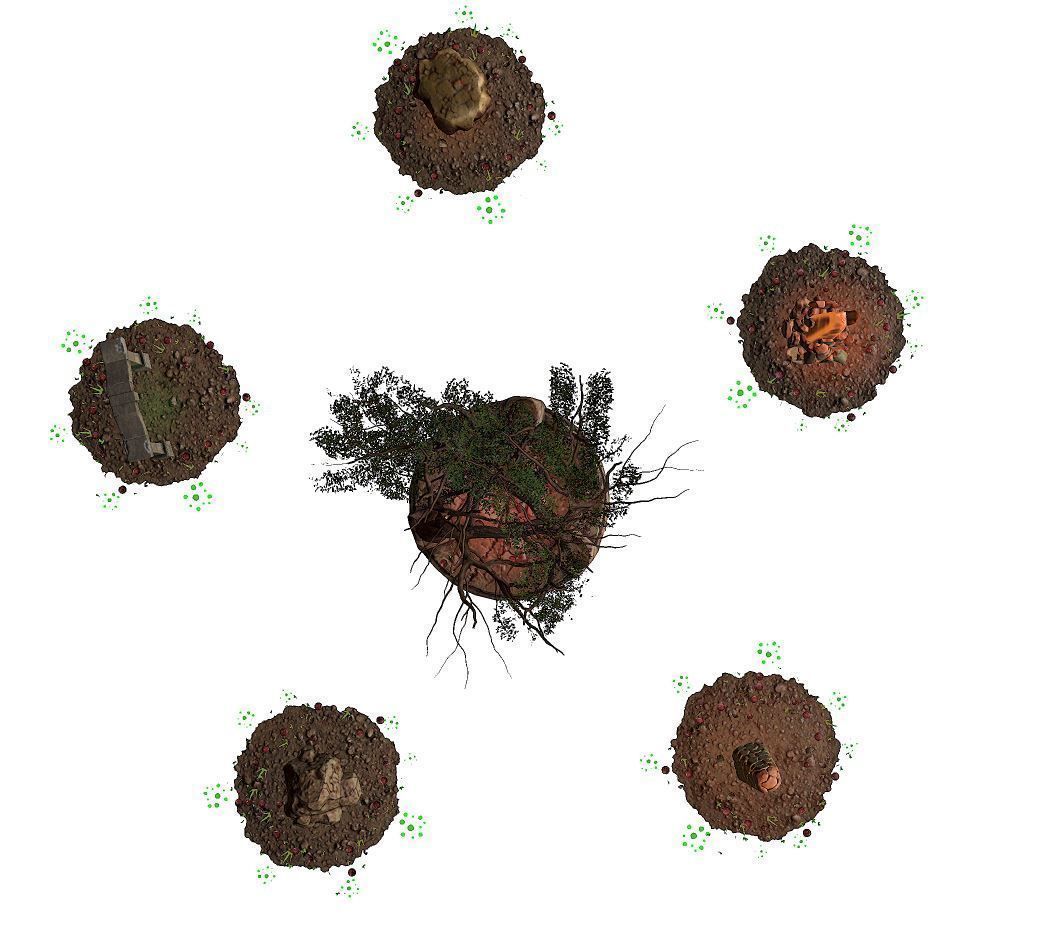 PBR Environment Packet  Low-poly 3D model_8