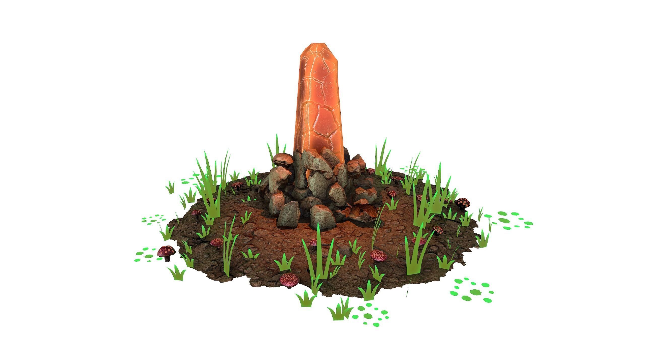 PBR Environment Packet  Low-poly 3D model_15