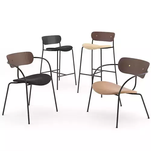 Pavilion Chairs Collection by andTRADITION