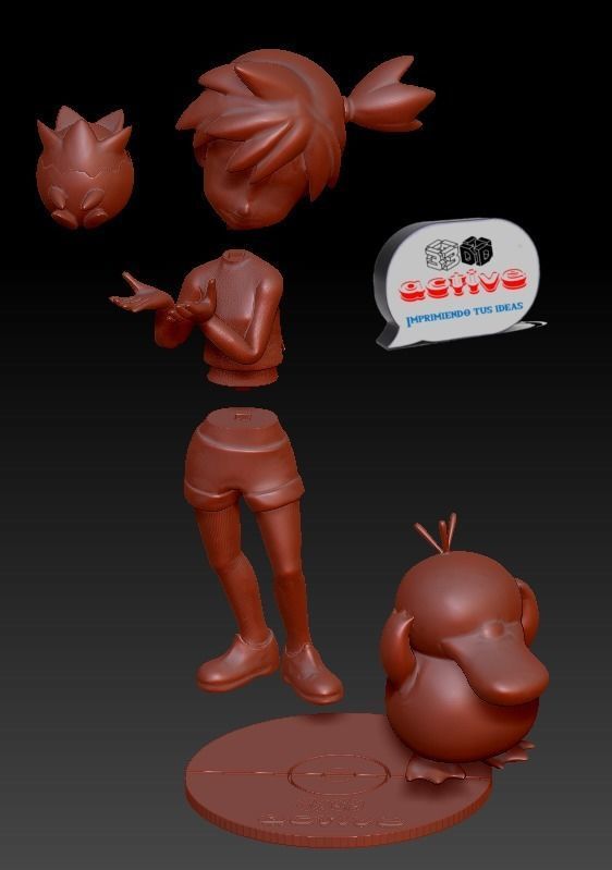 Pokemon - Misty 3D print model_5