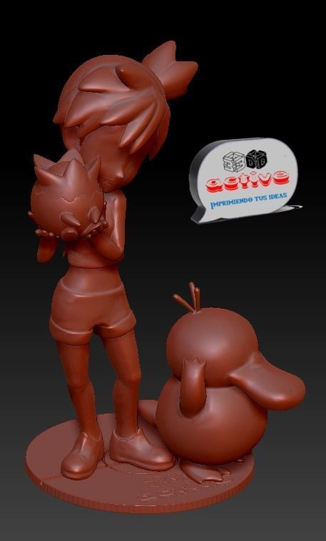 Pokemon - Misty 3D print model_4