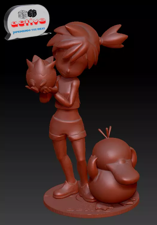 Pokemon - Misty 3D print model_0