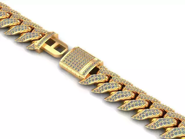 chain shark necklace bracelet JUST STL