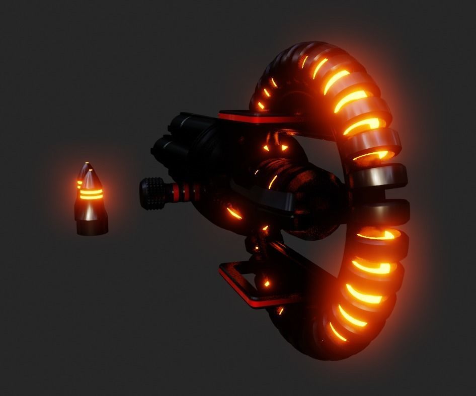 Modular Shotgun 3D model_4