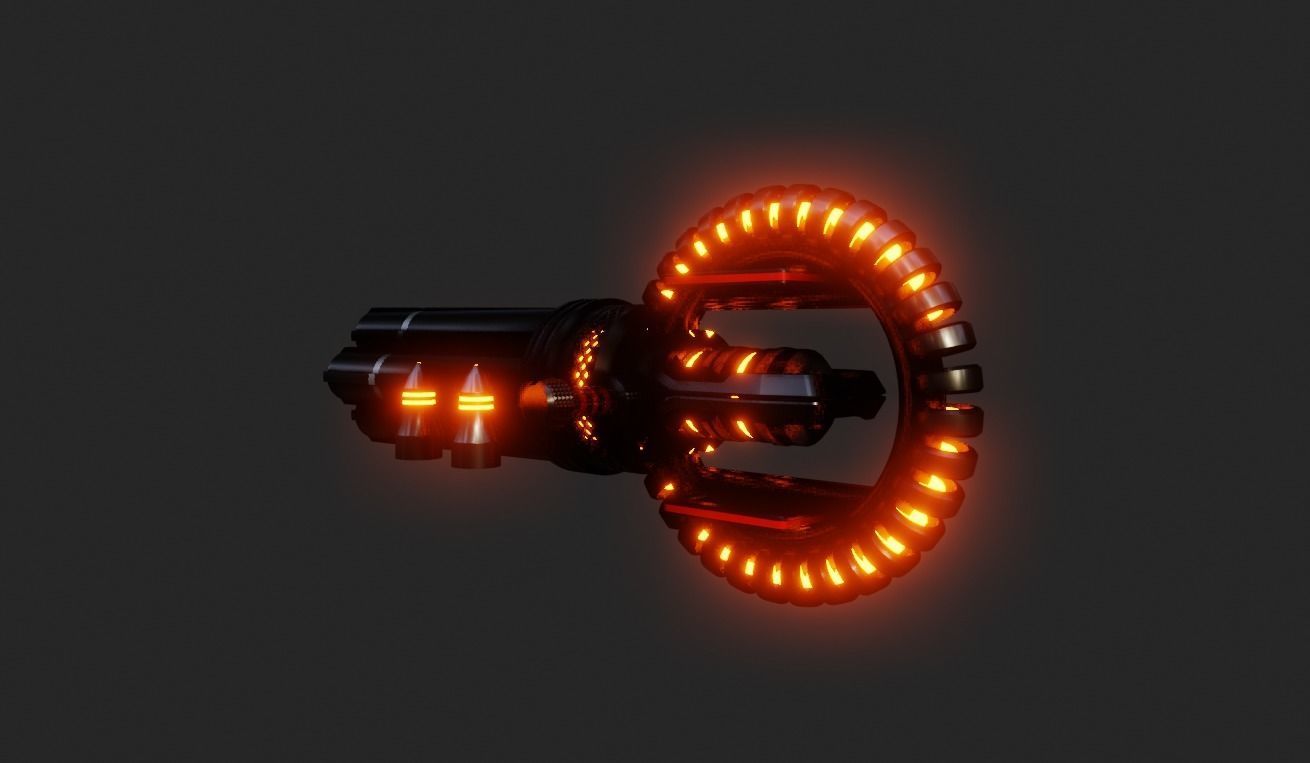 Modular Shotgun 3D model_2