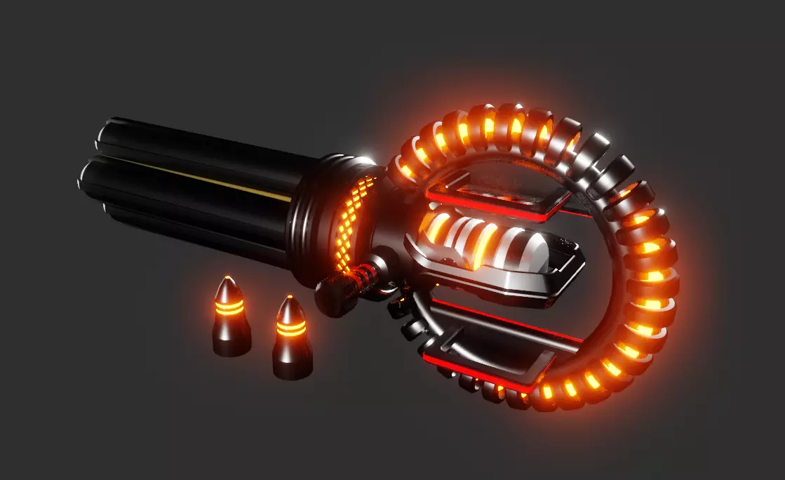 Modular Shotgun 3D model_0