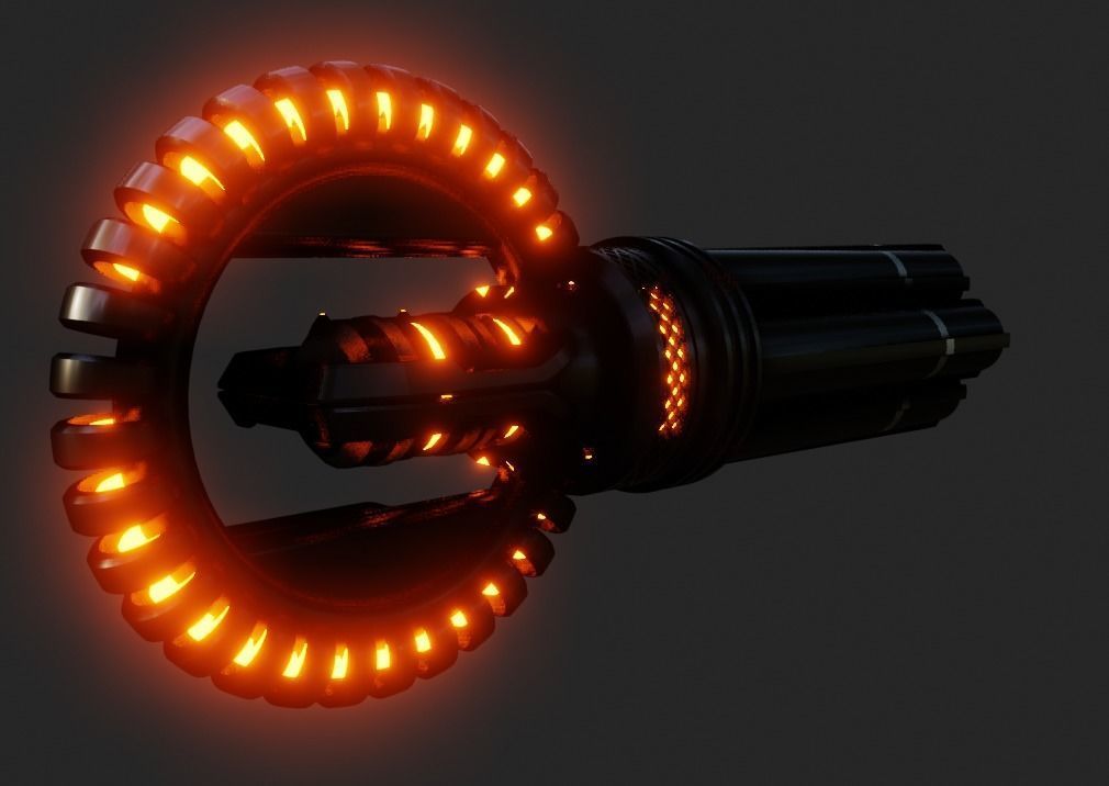 Modular Shotgun 3D model_5