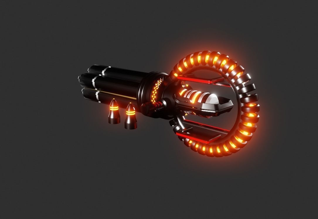 Modular Shotgun 3D model_6