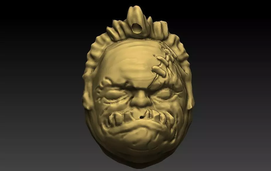 Pudge Dota 2 keychain 3D print model