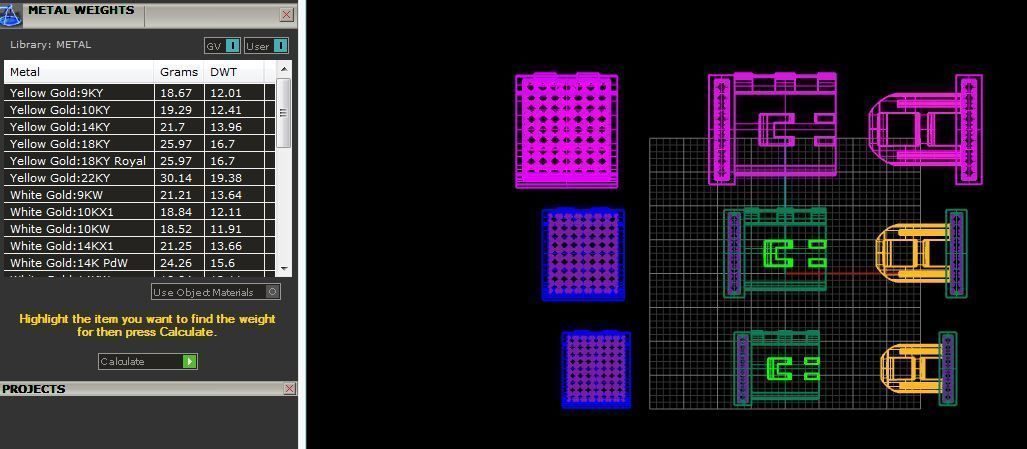 lock for chain necklace bracelet STL 3D model_9