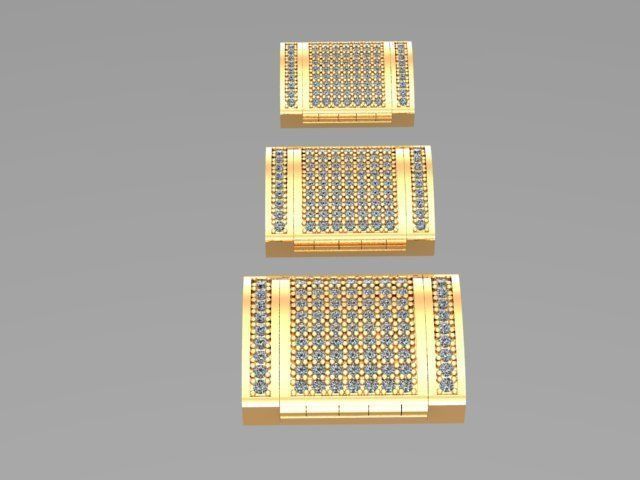 lock for chain necklace bracelet STL 3D model_4