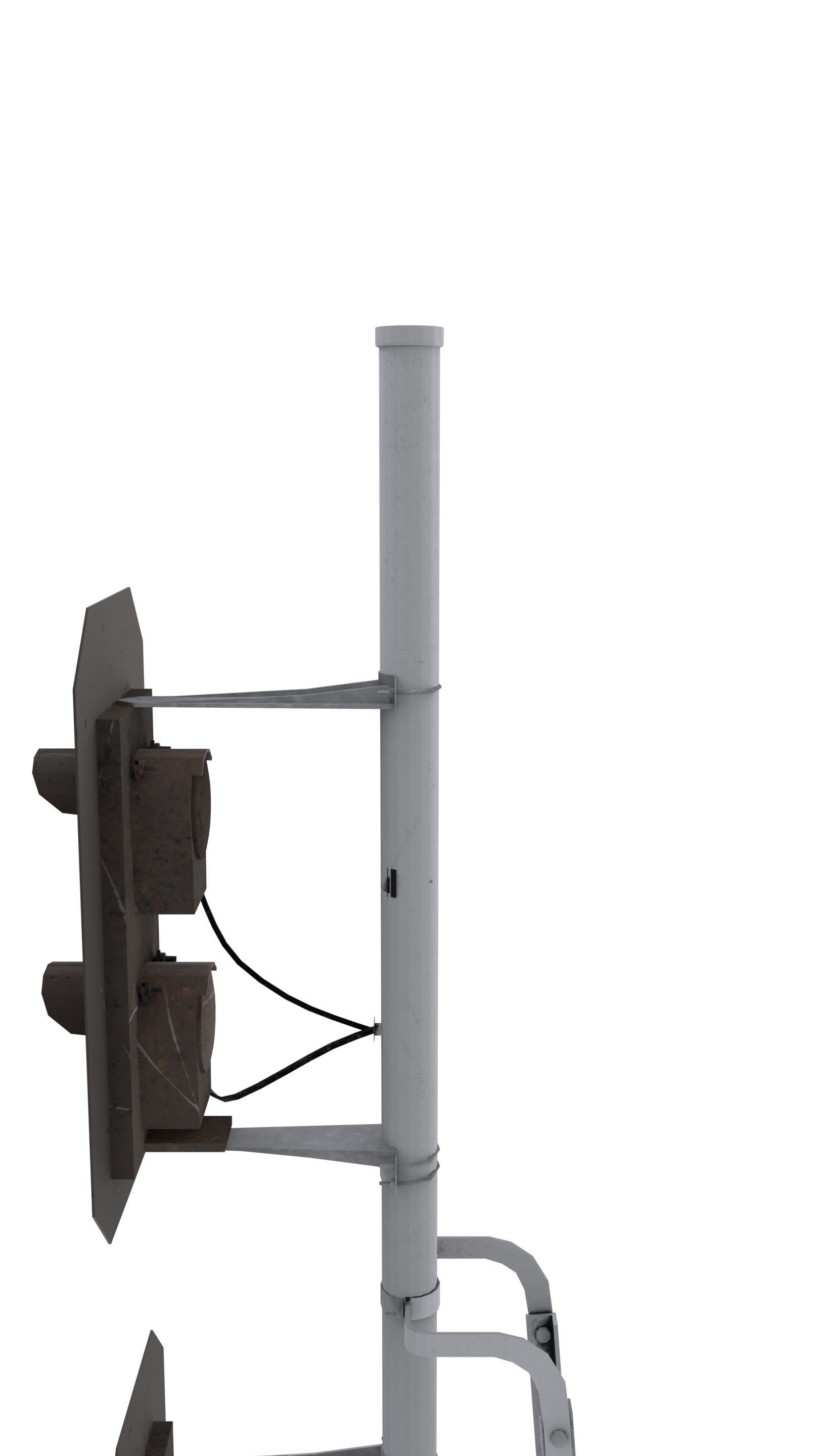 Train Traffic Light 3 3D model_5