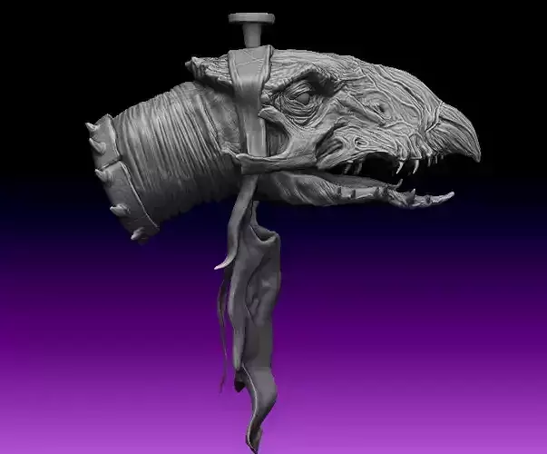 Dark Crystal Age of Resistance Heretic head bust 3D model