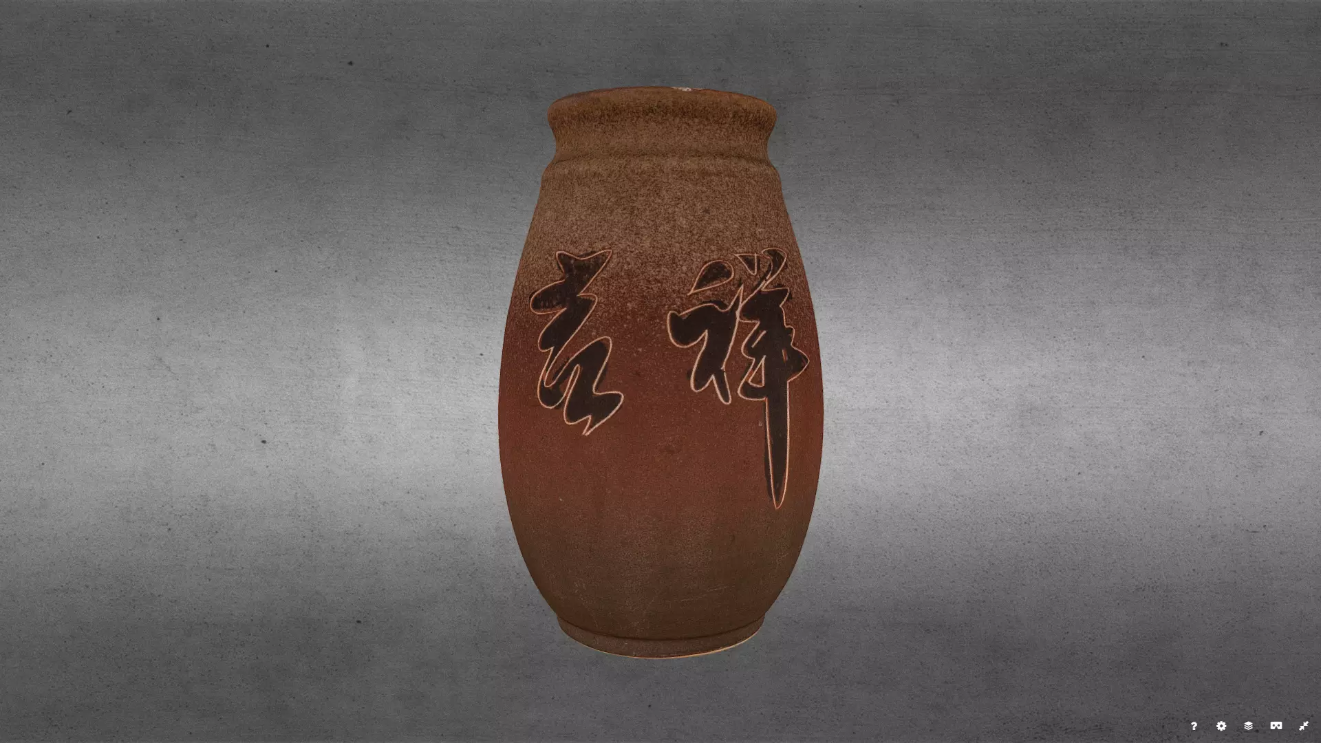 Asian Decorative Vases 3D model