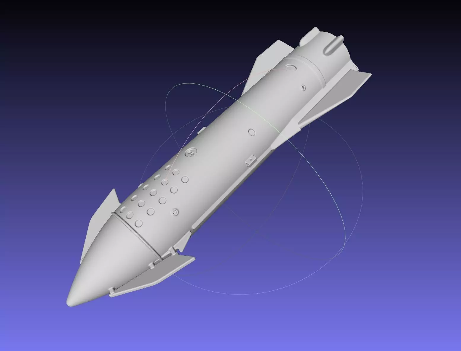 Space X Starship 2019 Update Printable Model With Booster 3D print model
