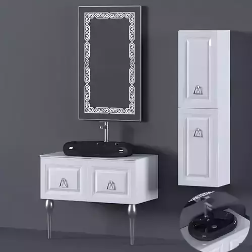 Bathroom Furniture Century 90 3D model