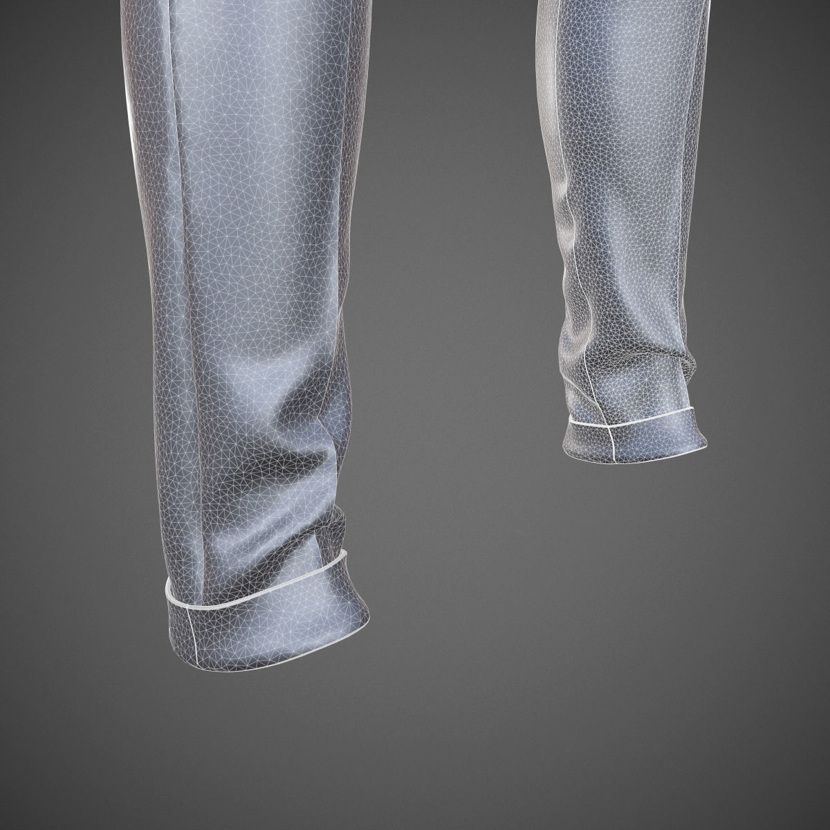 Suit Pants 3D model_11