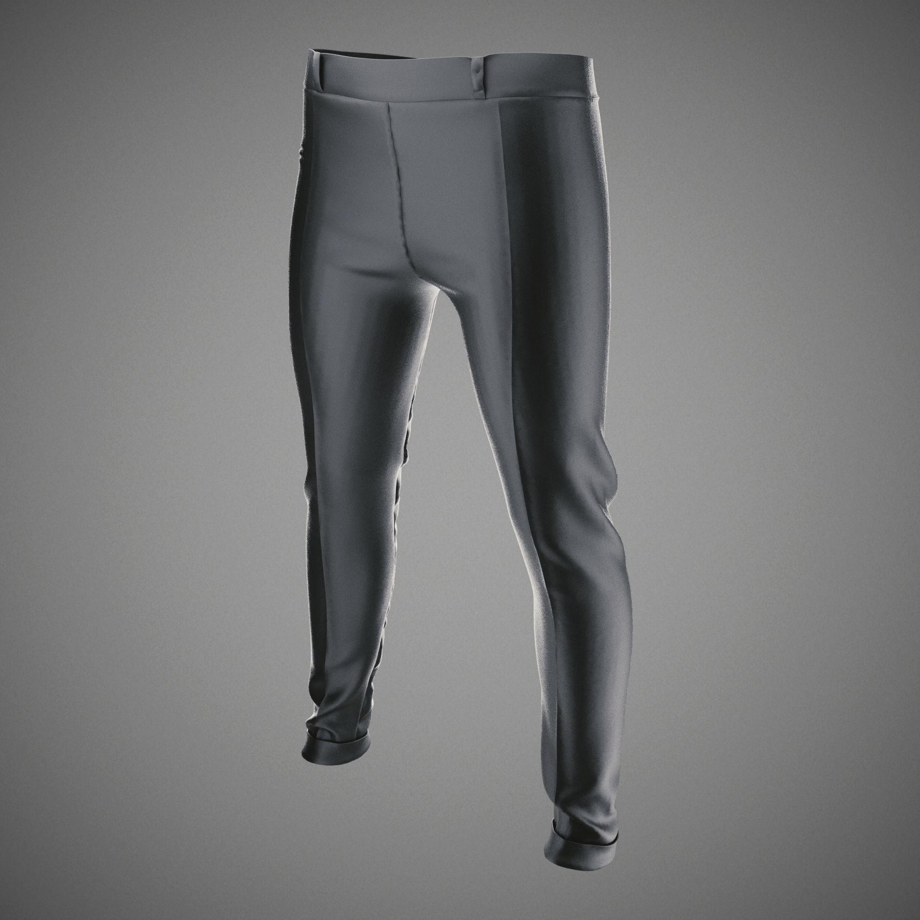 Suit Pants 3D model_3