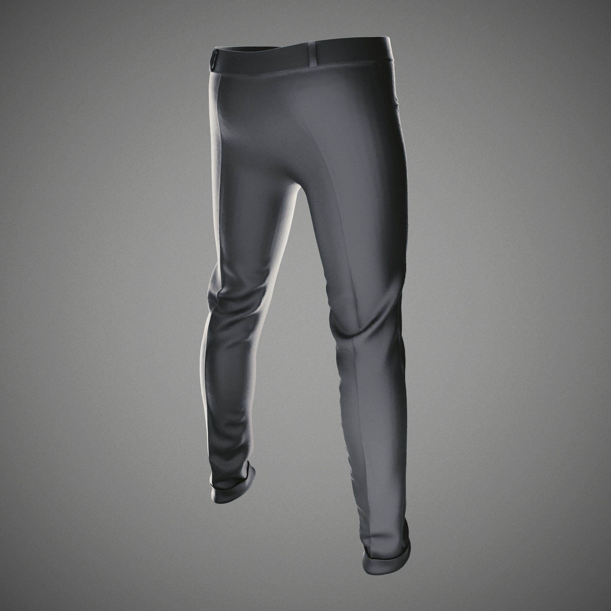 Suit Pants 3D model_6