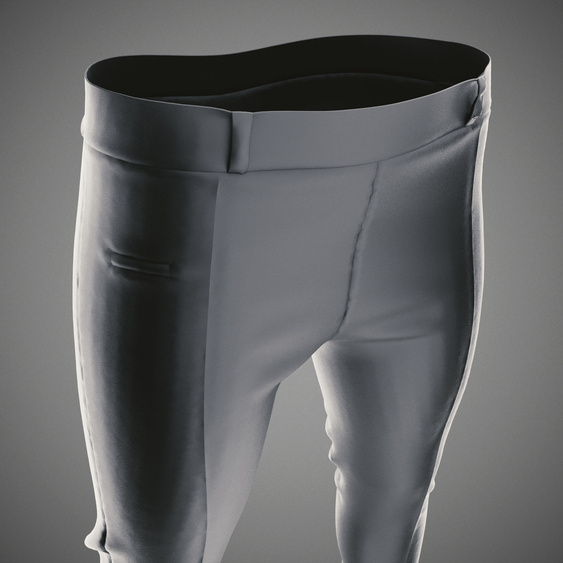 Suit Pants 3D model_7