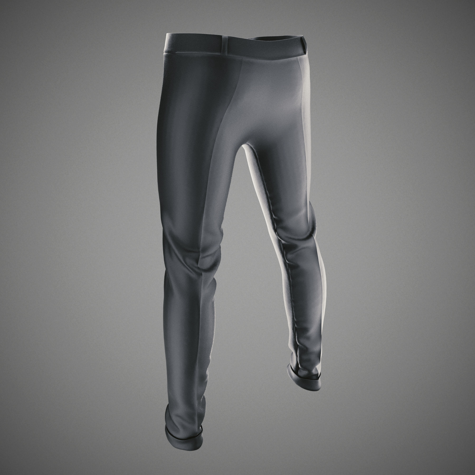 Suit Pants 3D model_4