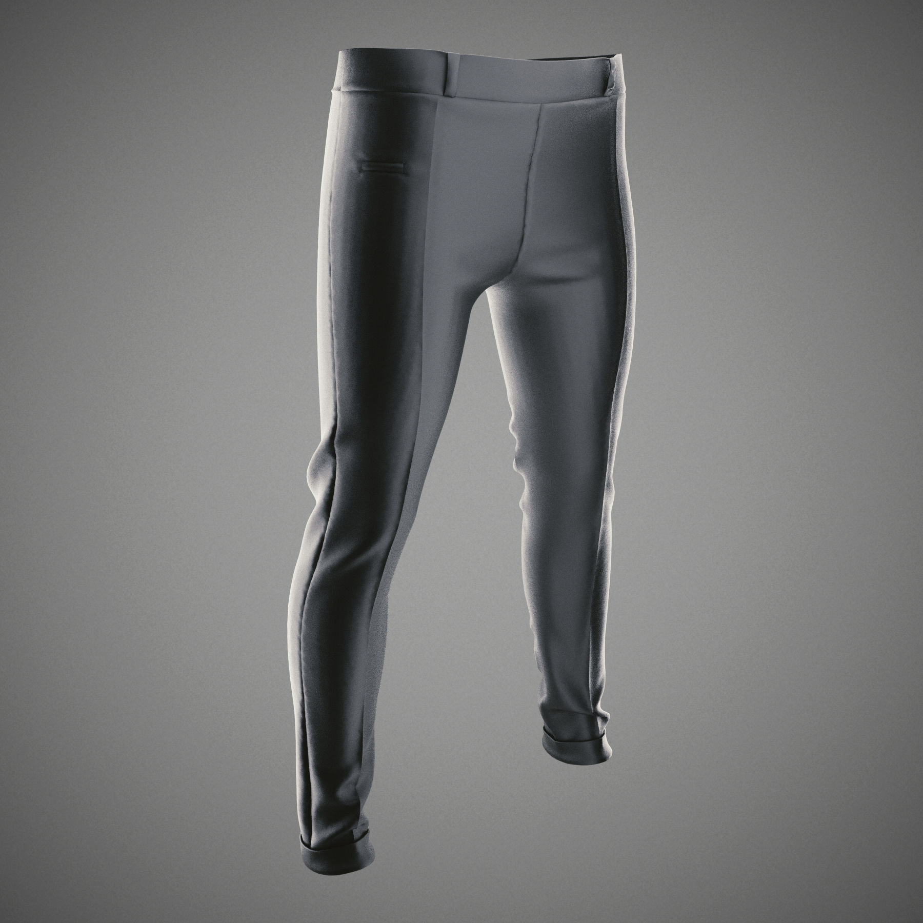 Suit Pants 3D model_1