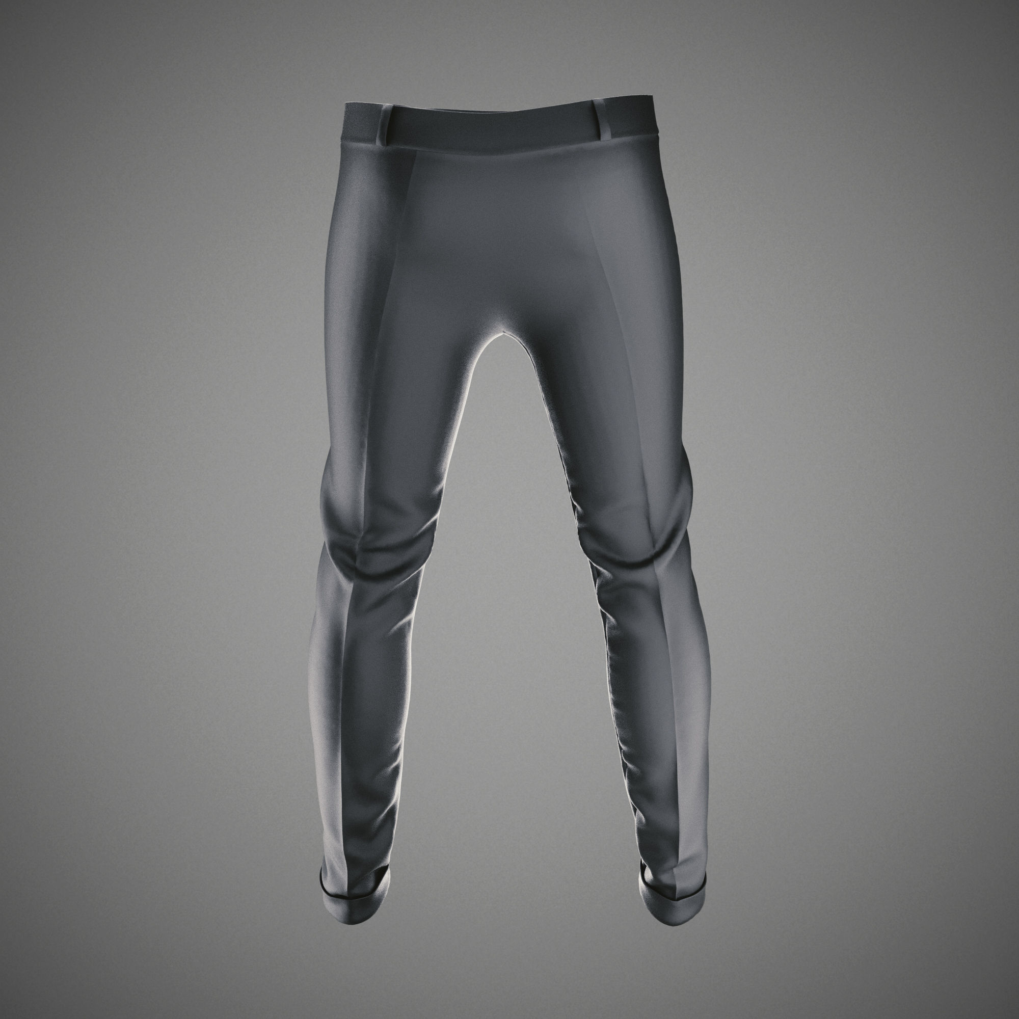 Suit Pants 3D model_5