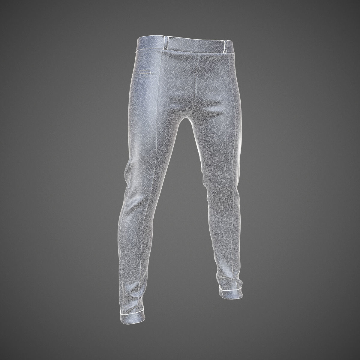 Suit Pants 3D model_9