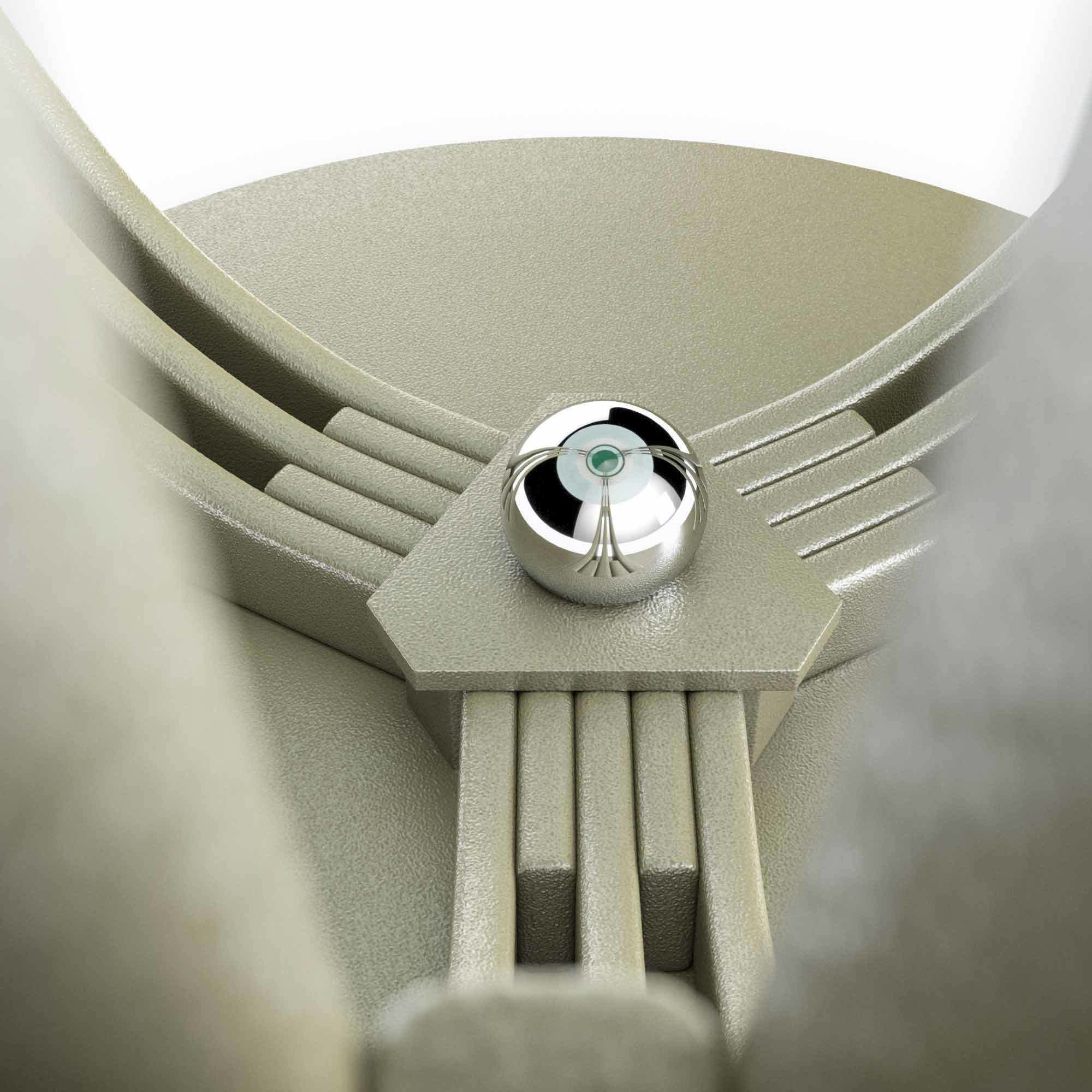 Caroti Helix115 Round Table 3D model_2