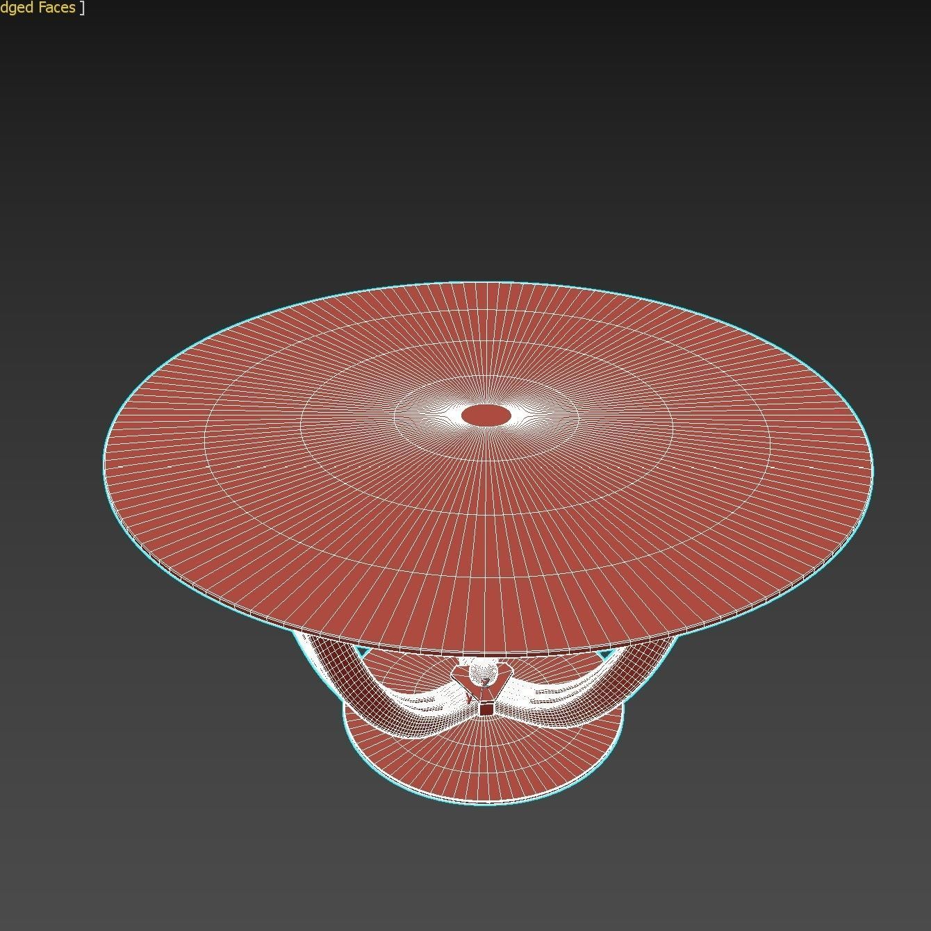 Caroti Helix115 Round Table 3D model_6