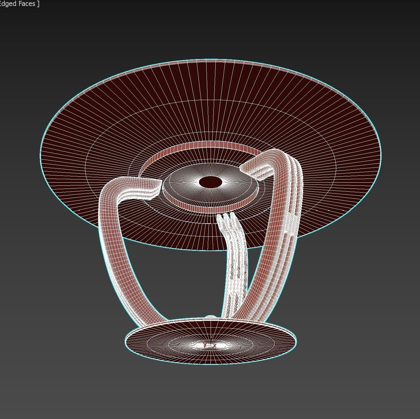 Caroti Helix115 Round Table 3D model_5