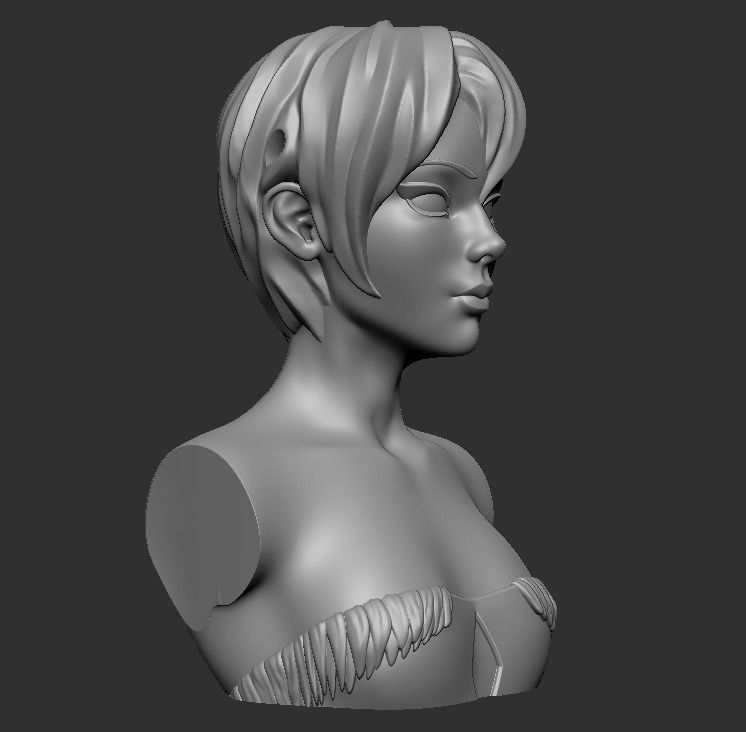 Bust - Aensland Succubus Combo 3D print model_17