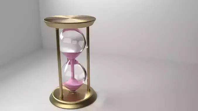 Metal Hourglass 2 3D model