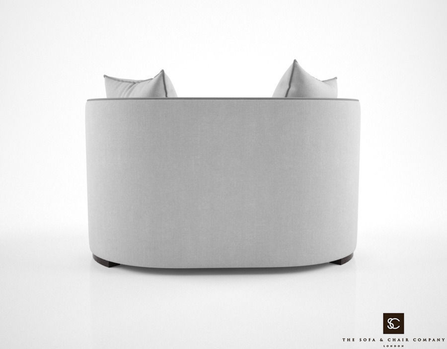 The Sofa and Chair Company Love Seat armchair 3D model CGTrader