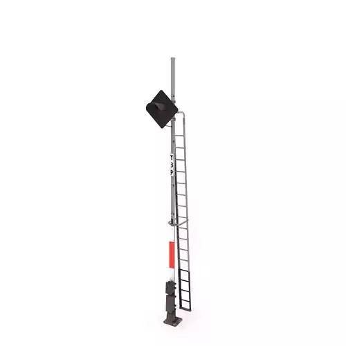 Train Traffic Light 11 3D model