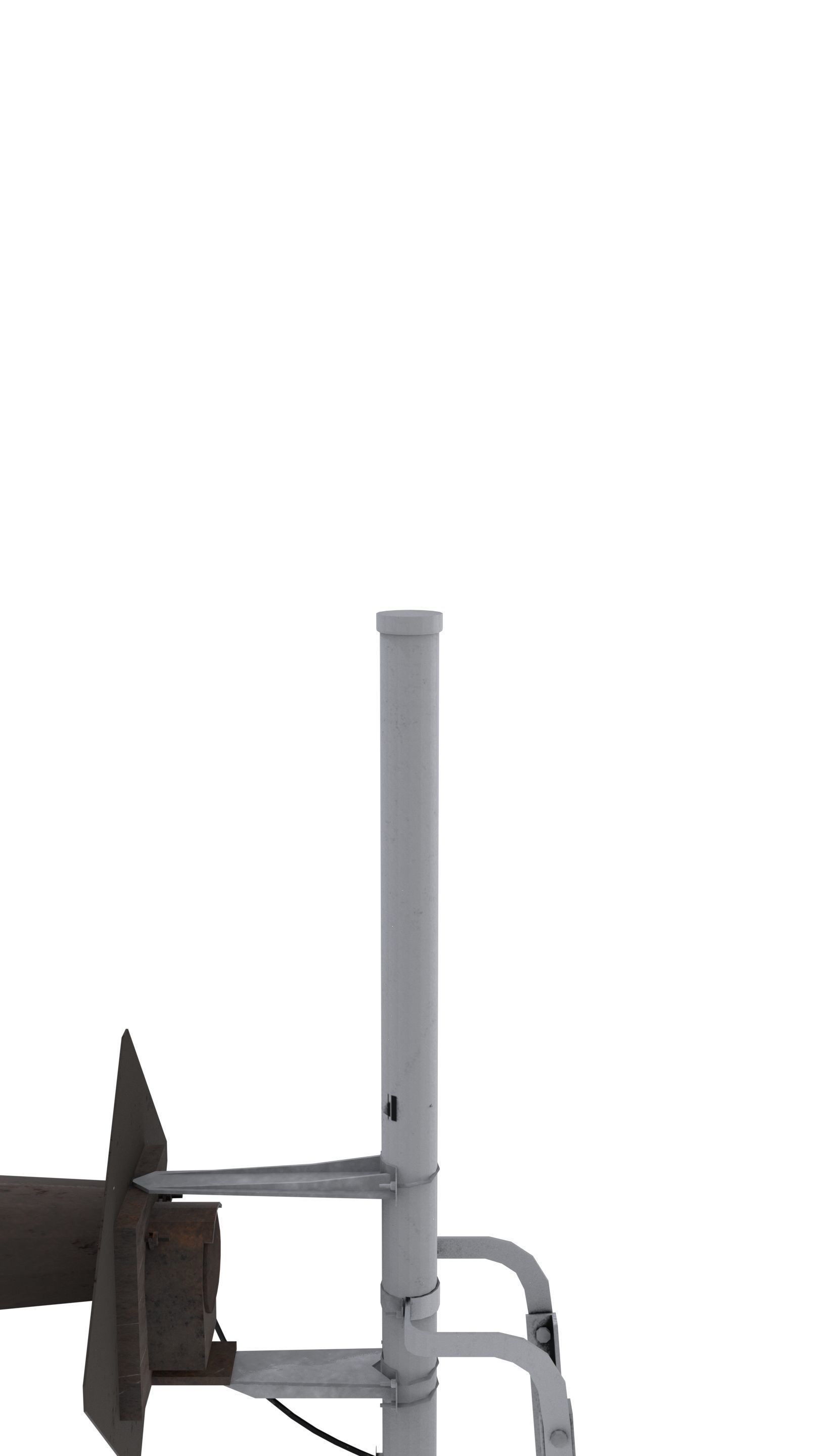 Train Traffic Light 11 3D model_5