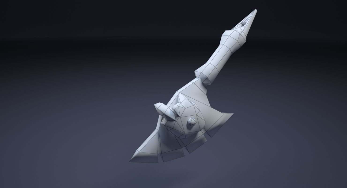 Set For Pudge PBR Low-poly 3D model_15