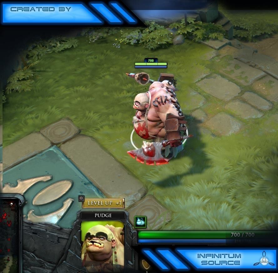 Set For Pudge PBR Low-poly 3D model_20