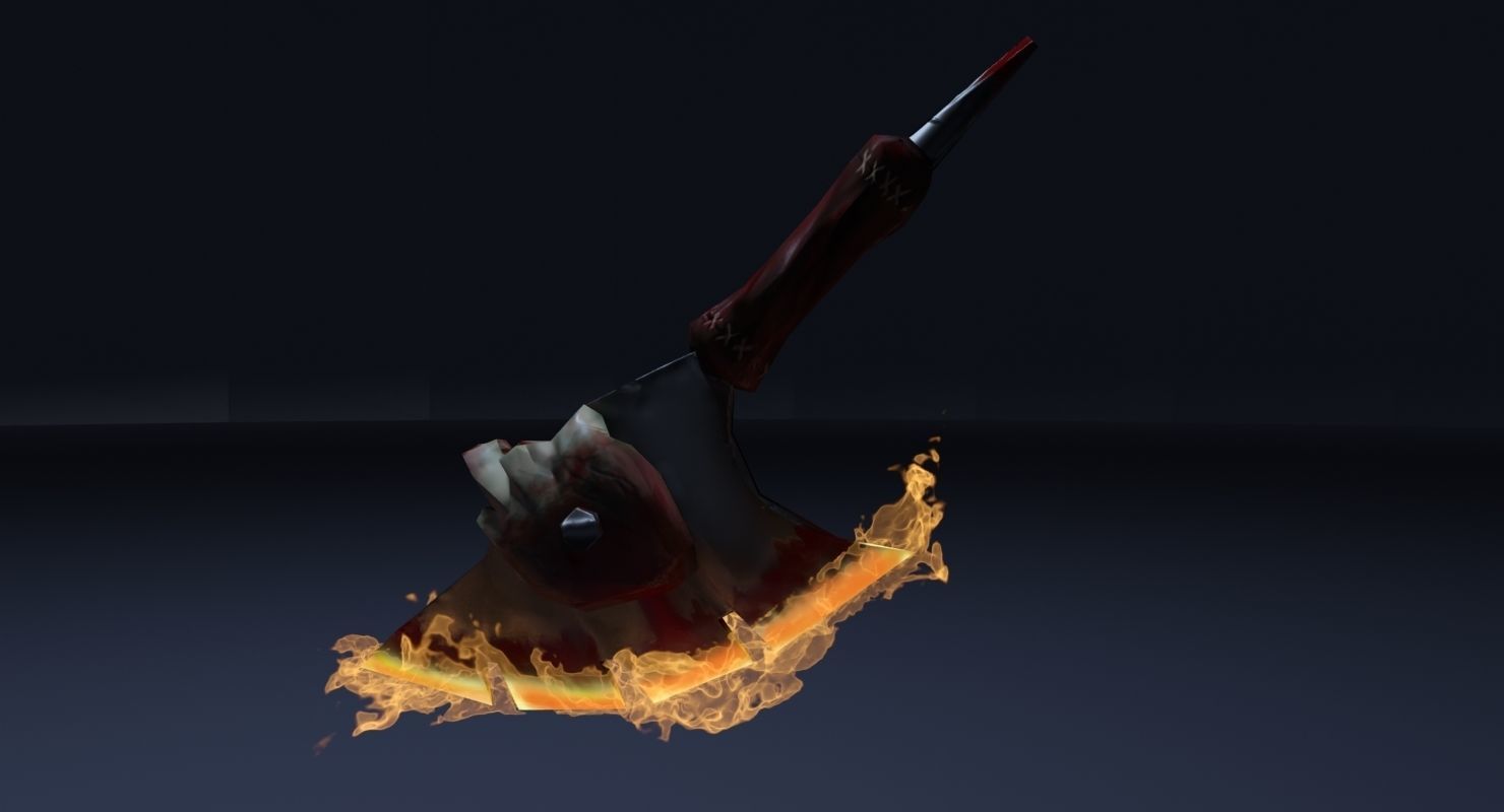 Set For Pudge PBR Low-poly 3D model_9