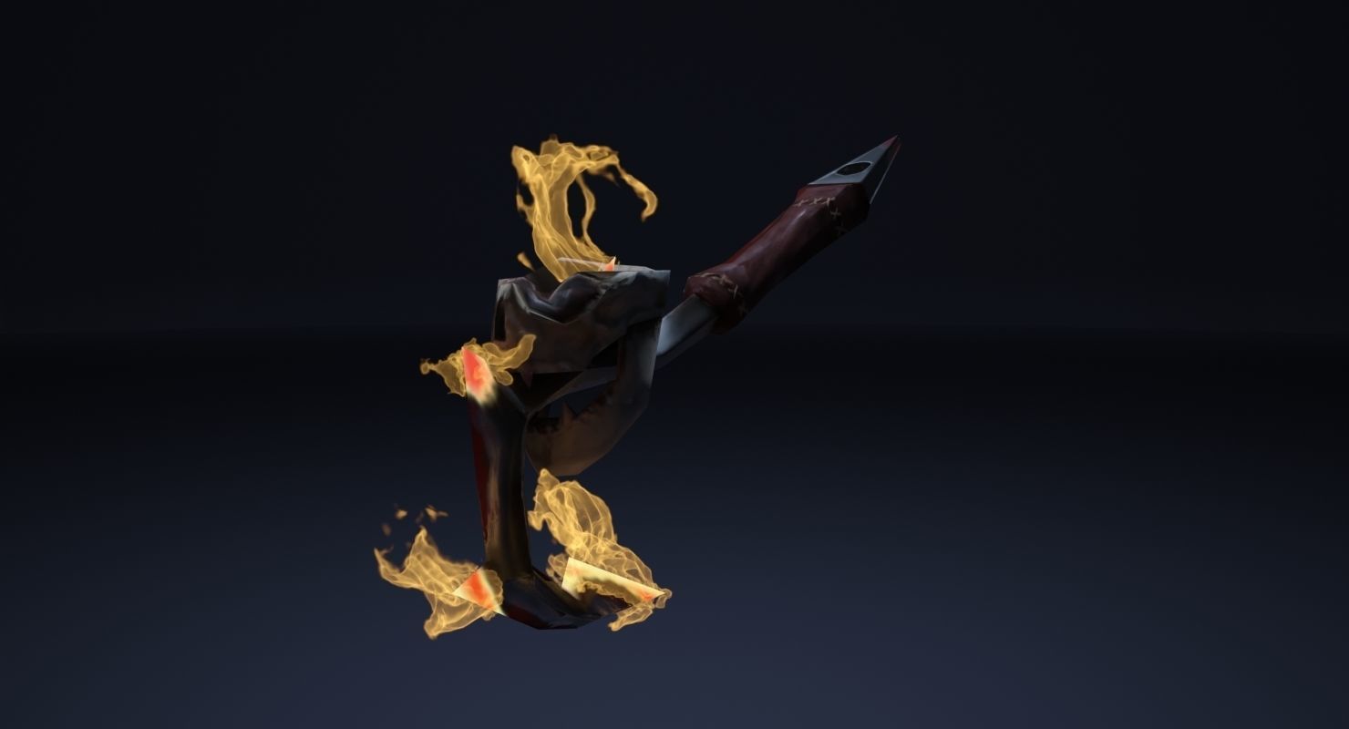 Set For Pudge PBR Low-poly 3D model_6