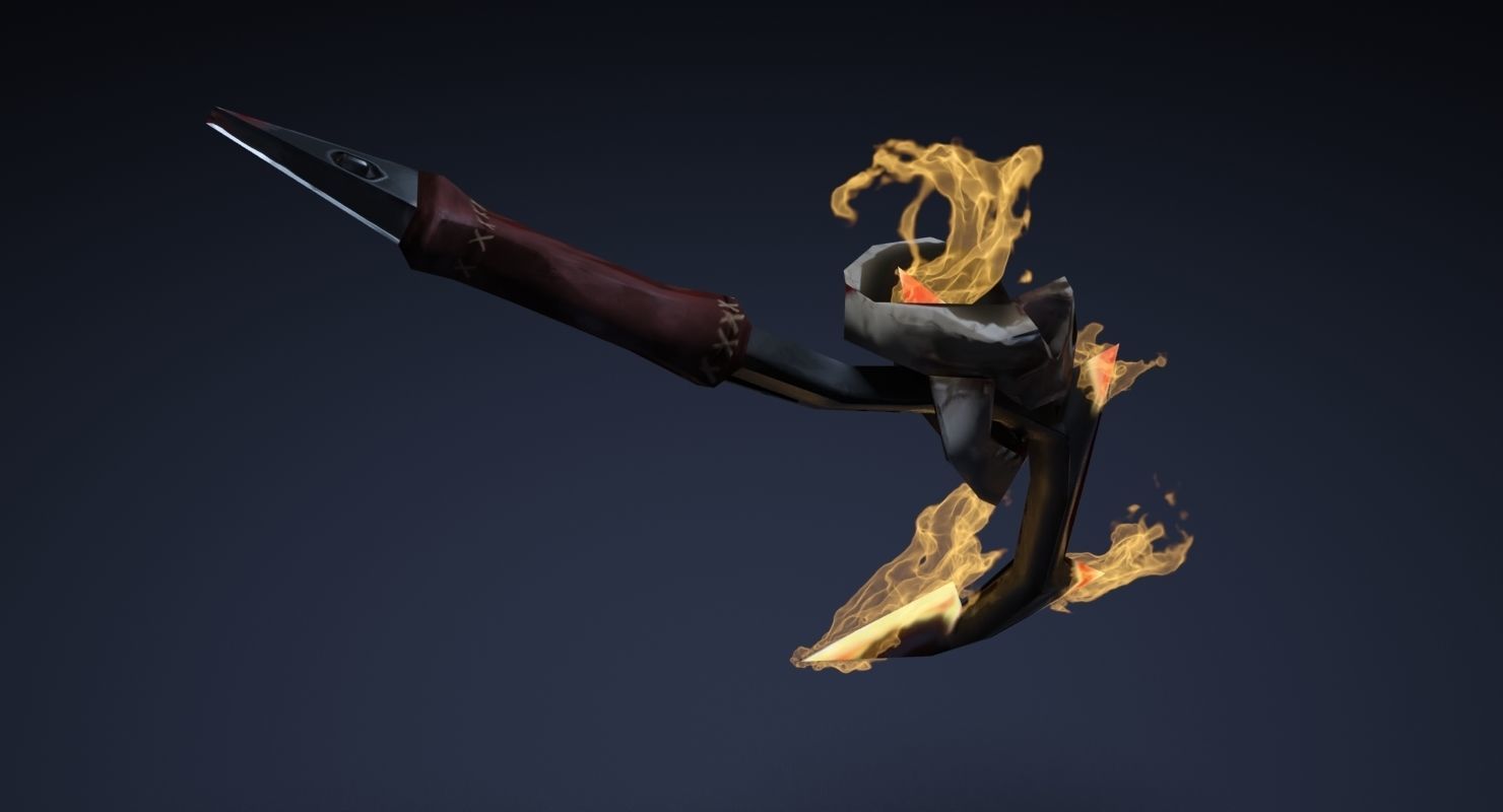 Set For Pudge PBR Low-poly 3D model_7