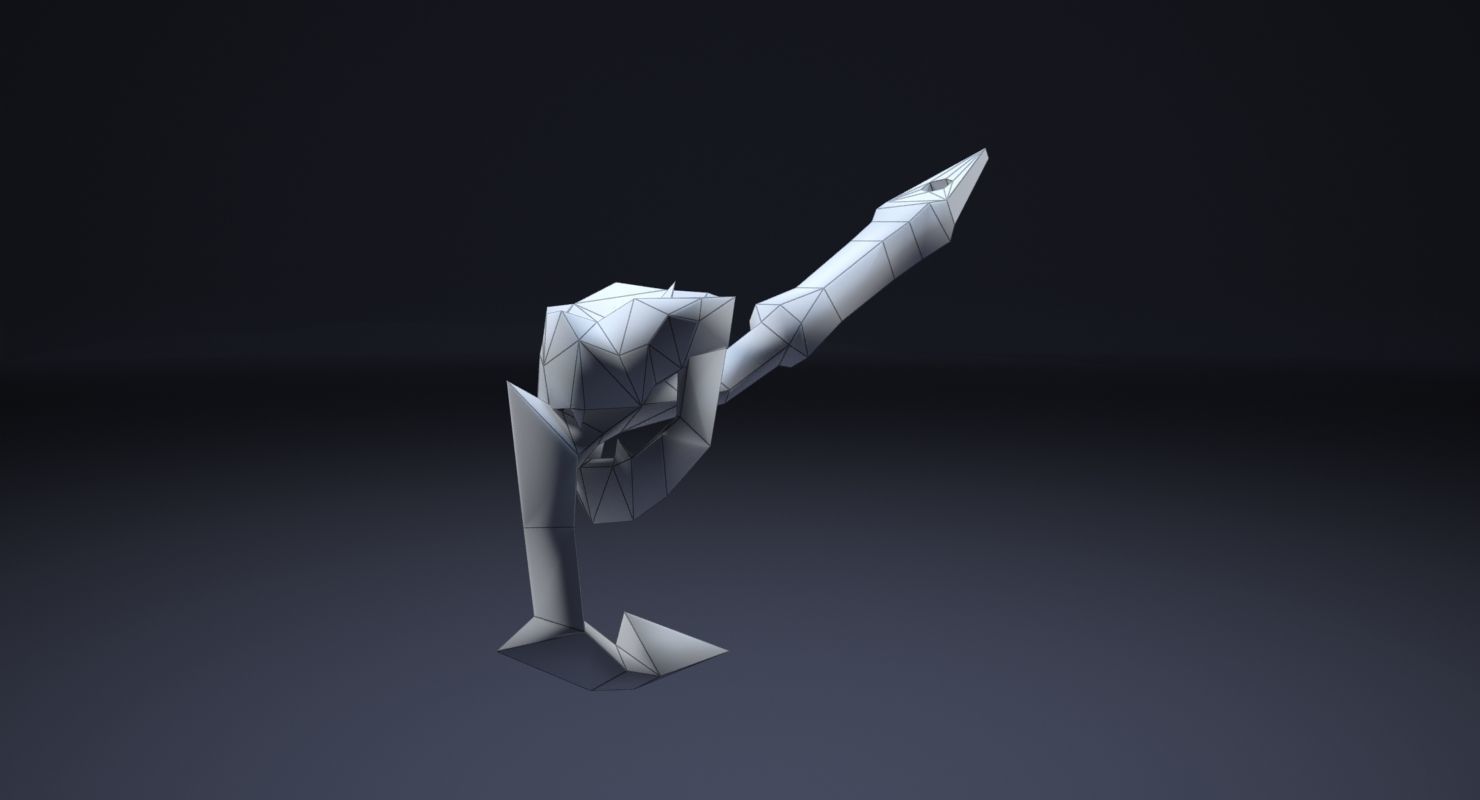 Set For Pudge PBR Low-poly 3D model_12