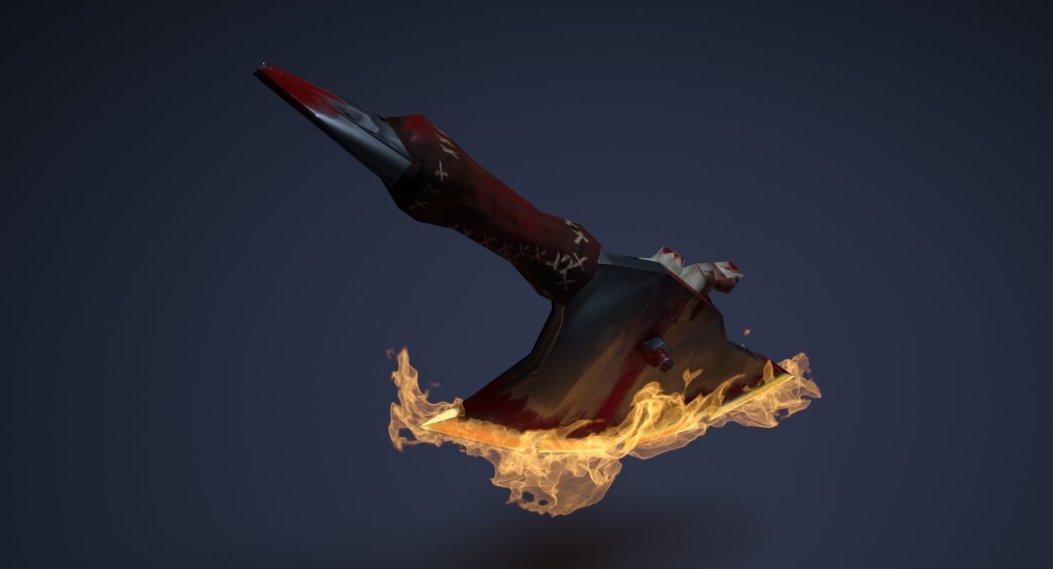 Set For Pudge PBR Low-poly 3D model_10