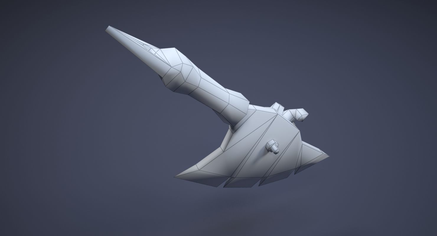 Set For Pudge PBR Low-poly 3D model_14