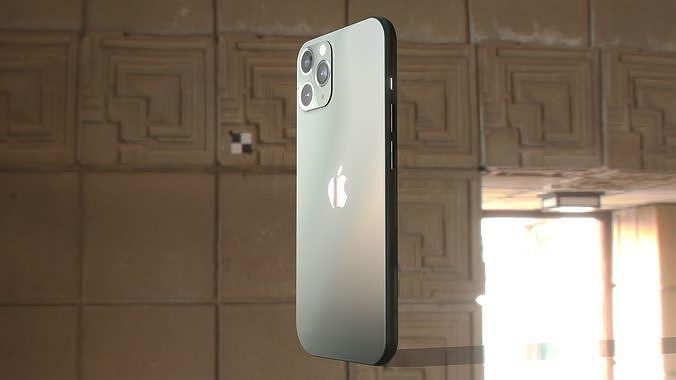 IPhone 11 pro  Low-poly 3D model