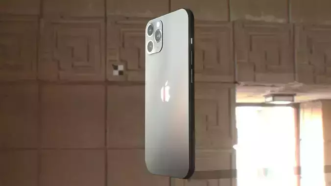 IPhone 11 pro  Low-poly 3D model